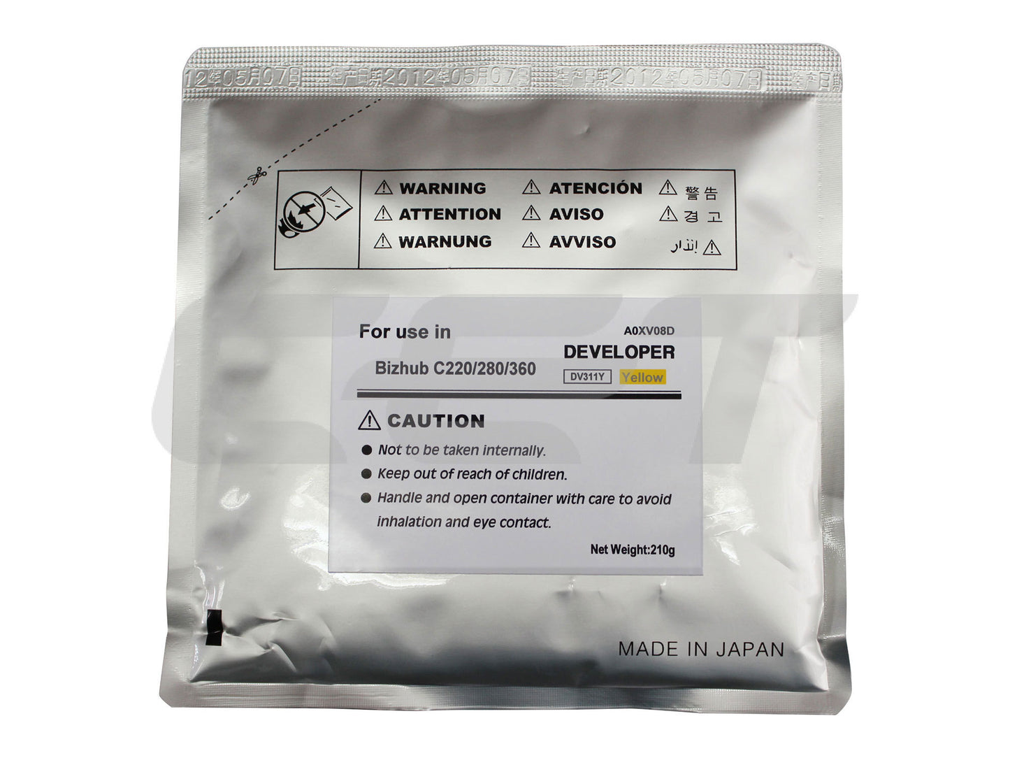 MICE8435 CET Konica Minolta DV311Y Developer #A0XV08D