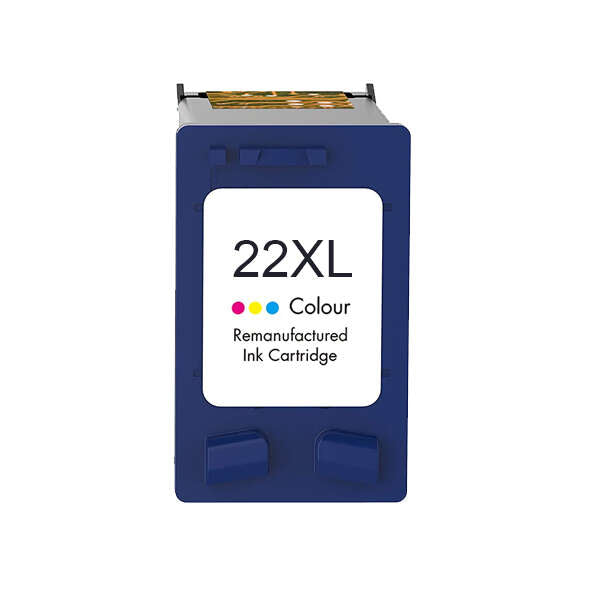 Tinteiro Remanufaturado HP 22XL Tricolor (16ml) – Alta Capacidade
