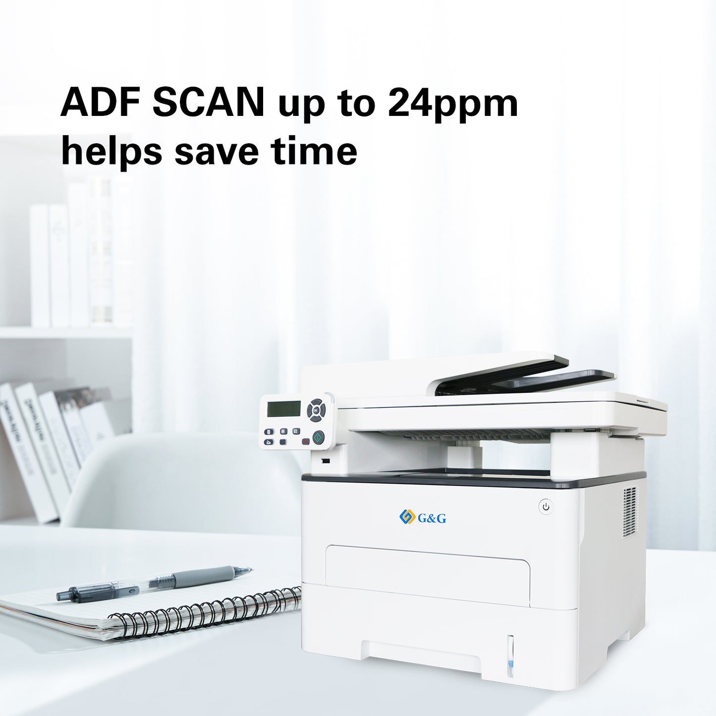 GGM4100DW G&G M4100DW Multifunzione A4, 33ppm ,Wi-Fi, Flatbed & ADF