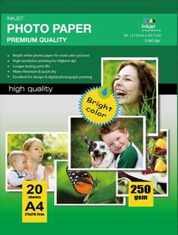 MC108A4X100 Matte Coated Inkjet Papel  108g/m2  A4 100 folhas