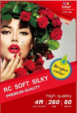 PS260A4X20 297x210MM A4 RC Satin Inkjet Photo Paper 260g-20 Fogli