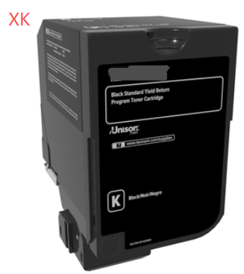 LEX75M2XK0 Black compatible para Lexmark CS632/CX635-20K