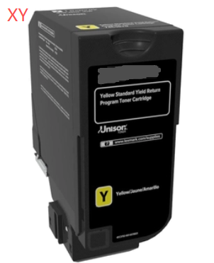 LEX75M2XY0 Yellow compatible para Lexmark CS632/CX635-11.7K