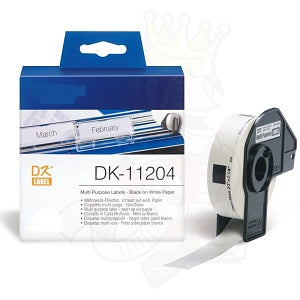 NCDK11204 White 17mmX54mm 400psc for Brother P-Touch QL1000 1050 1060