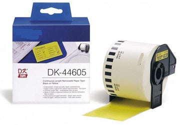 NCDK44605 Yellow 62mmX30.48m  for Brother P-Touch QL1000 1050 1060