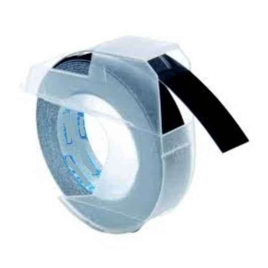 NCDS0898130 Black para Dymo Junior/Omega Nastro a relievo 3D-9MMx3M