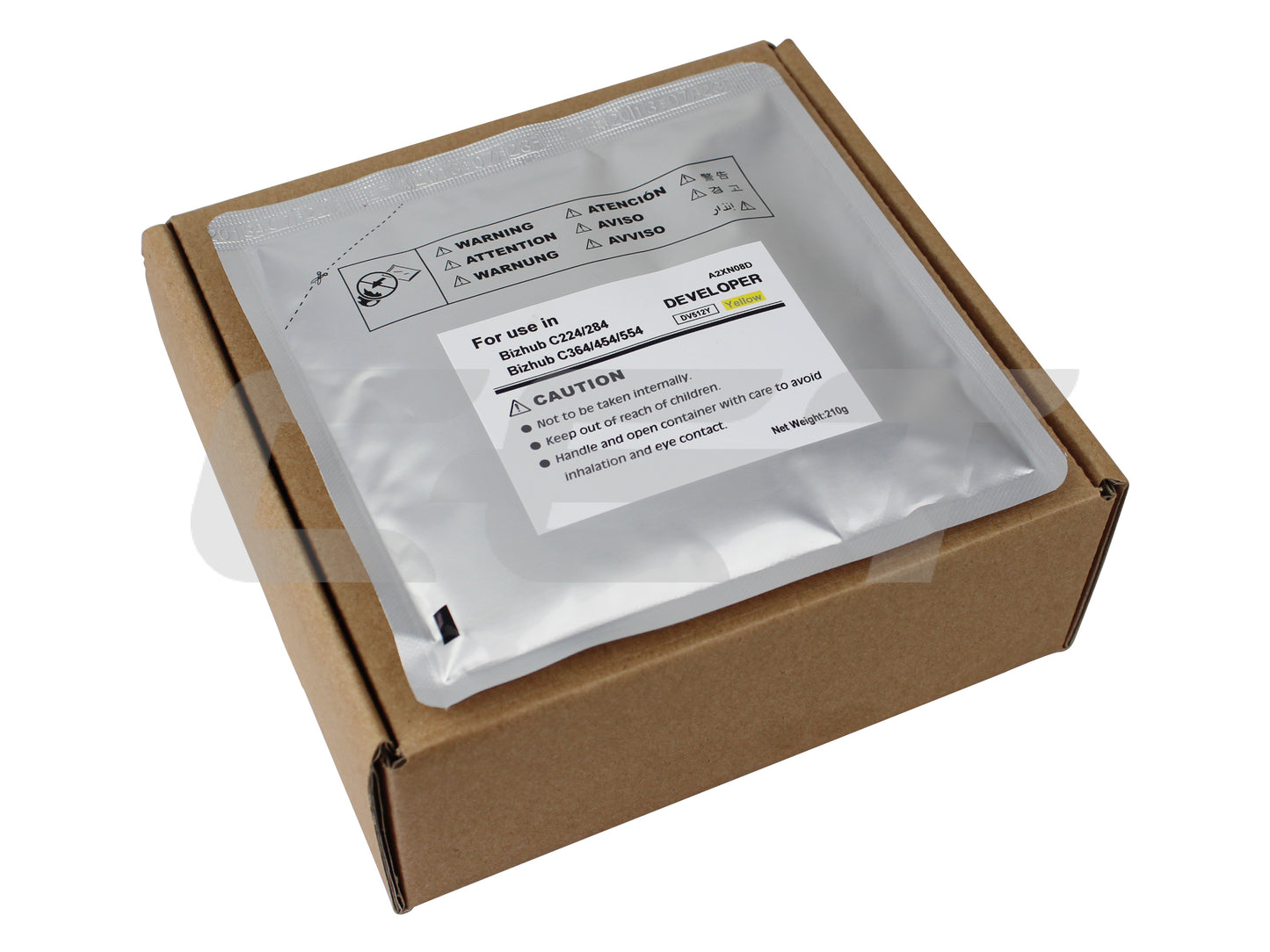 MICE8128 CET Yellow Konica Minolta DV512Y Developer (OEM) #A2XN08D