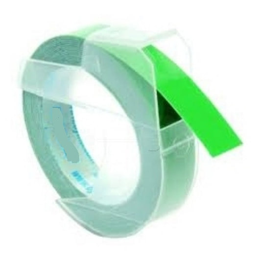 NCDS0898160 Verde para Dymo Junior/Omega Nastro a relievo 3D-9MMx3M