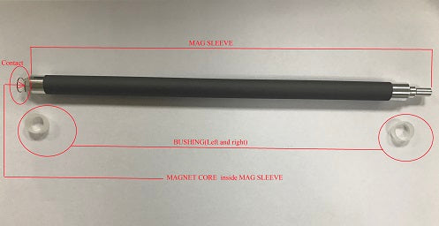 MRHP49/53X Magnet+Mag.Sleeve+Bushing+Contact Completo per Hp 5949 7553