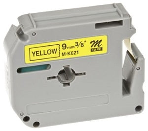 NCPF-MK621BZ Laminato Black-Yellow 9mmX8m Brother label#MK-621BZ