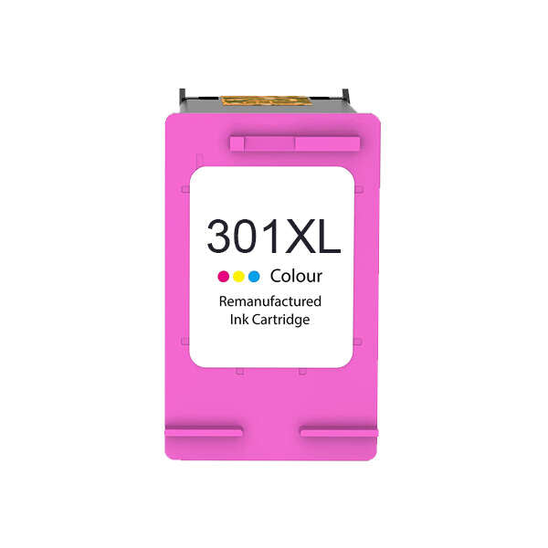 Tinteiro Remanufaturado Compatível HP 301XL Tricolor