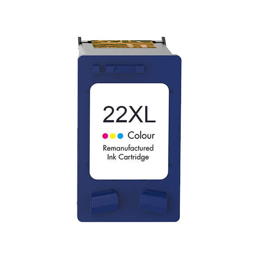 Tinteiro Remanufaturado HP 22XL Tricolor (16ml) – Alta Capacidade